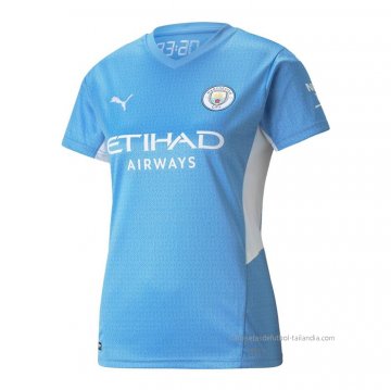 1ª Camiseta Manchester City Mujer 2021-2022 1ª Camiseta Manchester City Mujer 2021-2022