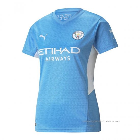 1ª Camiseta Manchester City Mujer 2021-2022 - Haga un click en la imagen para cerrar