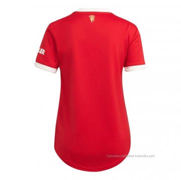 Camiseta 1ª Manchester United Mujer 2021-2022