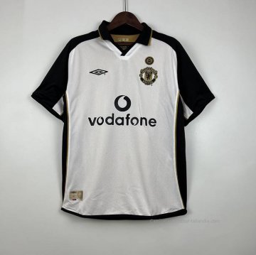 1ª Camiseta Manchester United Retro Ponerse En Doble Cara 2001-2002