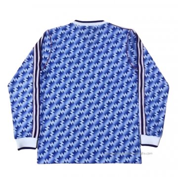 2ª Camiseta Manchester United Manga Larga Retro 1990-1992