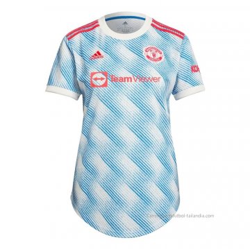 2ª Camiseta Manchester United Mujer 2021-2022 2ª Camiseta Manchester United Mujer 2021-2022