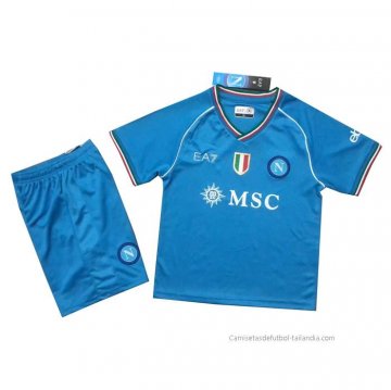 1ª Camiseta Napoli Nino 2023-2024 1ª Camiseta Napoli Nino 2023-2024