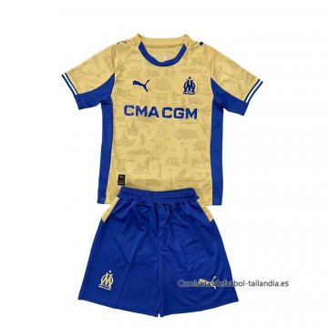 4ª Camiseta Olympique Marsella Nino 2025-2026 4ª Camiseta Olympique Marsella Nino 2025-2026