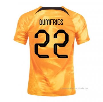 1ª Camiseta Paises Bajos Jugador Dumfries 2022