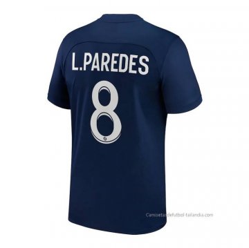 1ª Camiseta Paris Saint-Germain Jugador L.Paredes 2022-2023 1ª Camiseta Paris Saint-Germain Jugador L.Paredes 2022-2023