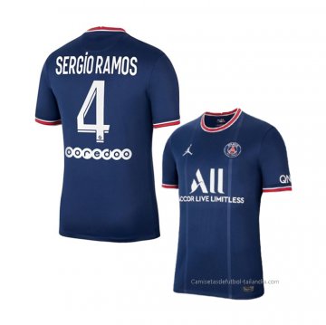 1ª Camiseta Paris Saint-Germain Jugador Sergio Ramos 2021-2022 1ª Camiseta Paris Saint-Germain Jugador Sergio Ramos 2021-2022