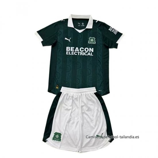 1ª Camiseta Plymouth Argyle Nino 2025-2026 - Haga un click en la imagen para cerrar