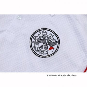 Camiseta Polo del Ajax 2025-2026 Blanco