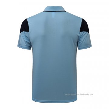 Camiseta Polo del Manchester City 2021-2022 Azul