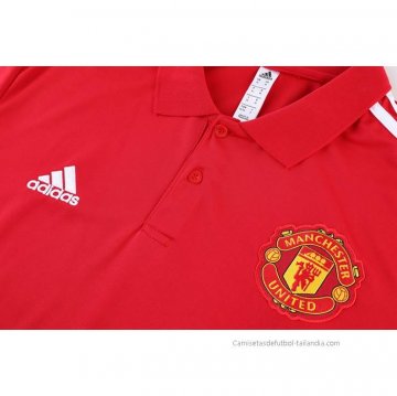 Camiseta Polo del Manchester United 2023-2024 Rojo