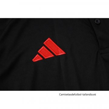 Camiseta Polo del Manchester United 2024-2025 Negro