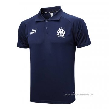 Camiseta Polo del Olympique Marsella 2023-2024 Azul Oscuro Camiseta Polo del Olympique Marsella 2023-2024 Azul Oscuro