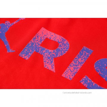 Camiseta Polo del Paris Saint-Germain 2021-2022 Rojo