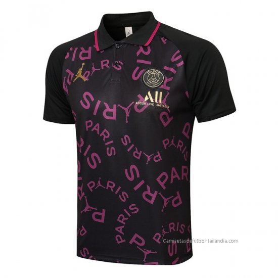 Camiseta Polo del Paris Saint-Germain Jordan 2021-2022 Purpura - Haga un click en la imagen para cerrar