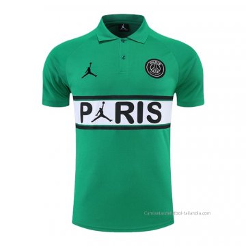 Camiseta Polo del Paris Saint-Germain Jordan 2022-2023 Verde Camiseta Polo del Paris Saint-Germain Jordan 2022-2023 Verde