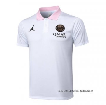 Camiseta Polo del Paris Saint-Germain Jordan 2024-2025 Blanco Camiseta Polo del Paris Saint-Germain Jordan 2024-2025 Blanco
