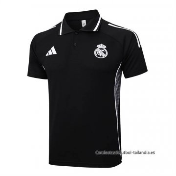 Camiseta Polo del Real Madrid 2025-2026 Negro Camiseta Polo del Real Madrid 2025-2026 Negro