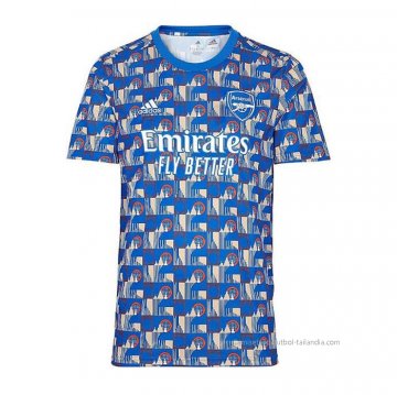 Camiseta Pre Partido del Arsenal 2021-2022 Azul Camiseta Pre Partido del Arsenal 2021-2022 Azul
