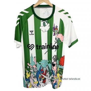 Camiseta Pre Partido del Real Betis 2025-2026 Verde Blanco Camiseta Pre Partido del Real Betis 2025-2026 Verde Blanco