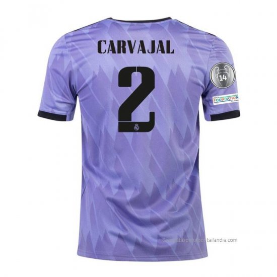 2ª Camiseta Real Madrid Jugador Carvajal 2022-2023 - Haga un click en la imagen para cerrar