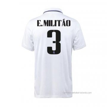 1ª Camiseta Real Madrid Jugador E.Militao 2022-2023