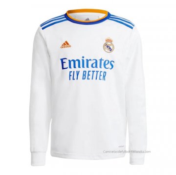 1ª Camiseta Real Madrid Manga Larga 2021-2022