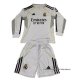 1ª Camiseta Real Madrid Manga Larga Nino 2025-2026