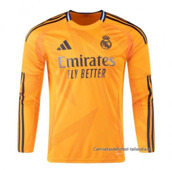 2ª Camiseta Real Madrid Manga Larga 2024-2025 - Haga un click en la imagen para cerrar