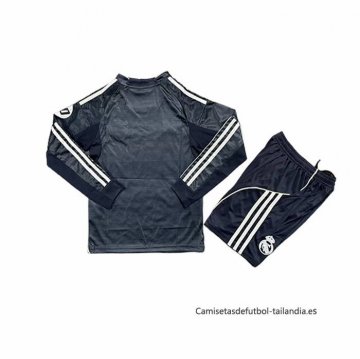 2ª Camiseta Real Madrid Manga Larga Nino 2025-2026