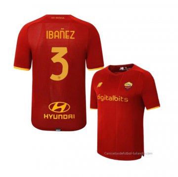 1ª Camiseta Roma Jugador Ibanez 2021-2022 1ª Camiseta Roma Jugador Ibanez 2021-2022