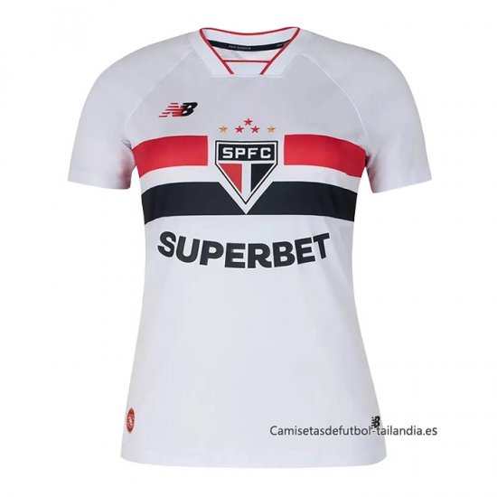 1ª Camiseta Sao Paulo Mujer 2026 - Haga un click en la imagen para cerrar