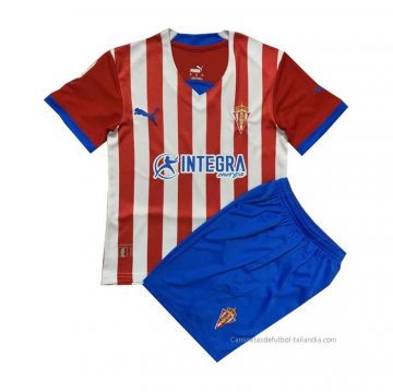 1ª Camiseta Sporting de Gijon Nino 2022-2023