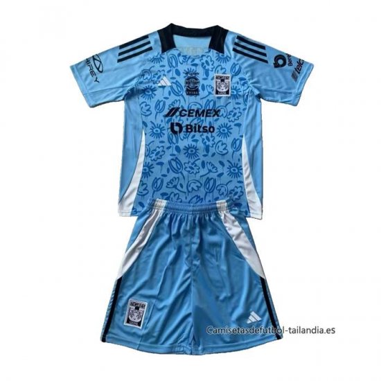 Camiseta Tigres UANL Special Nino 2024-2025 Azul - Haga un click en la imagen para cerrar