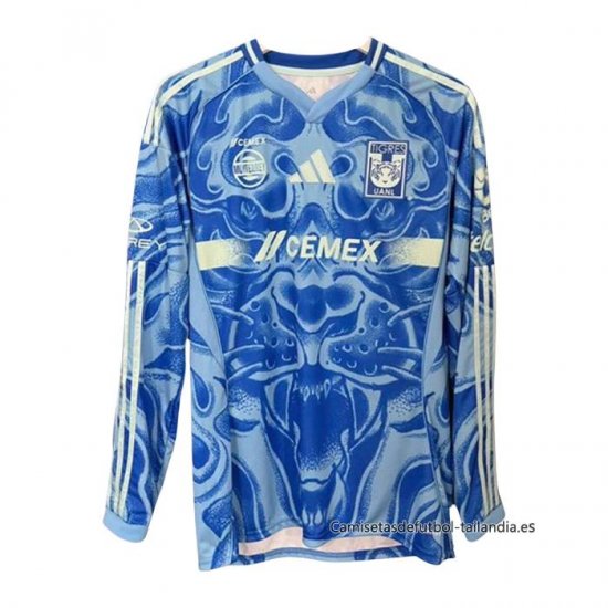 2ª Camiseta Tigres UANL Manga Larga 2025-2026 - Haga un click en la imagen para cerrar