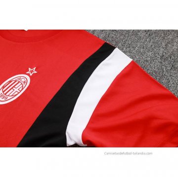 Camiseta de Entrenamiento AC Milan 2023-2024 Rojo