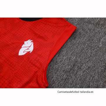 Camiseta de Entrenamiento AC Milan Sin Mangas 2025-2026 Rojo