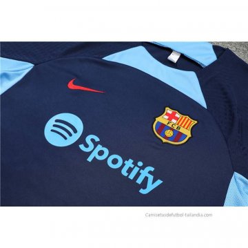 Camiseta de Entrenamiento Barcelona 2022-2023 Azul