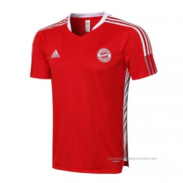 Camiseta de Entrenamiento Bayern Munich 2021-2022 Rojo Camiseta de Entrenamiento Bayern Munich 2021-2022 Rojo