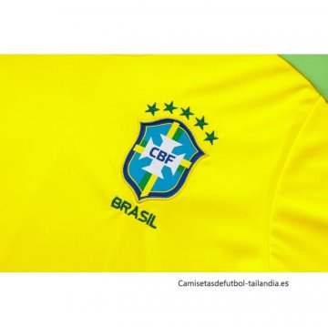 Camiseta de Entrenamiento Brasil 2024-2025 Amarillo
