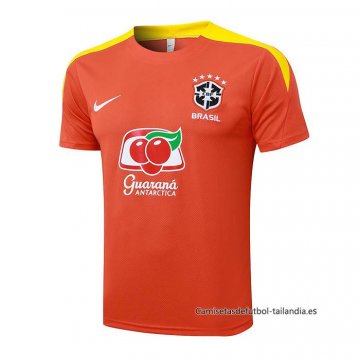 Camiseta de Entrenamiento Brasil 2025-2026 Naranja