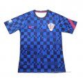 Camiseta de Entrenamiento Croacia 2021 Azul