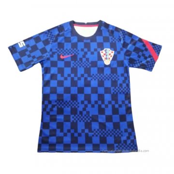 Camiseta de Entrenamiento Croacia 2021 Azul Camiseta de Entrenamiento Croacia 2021 Azul