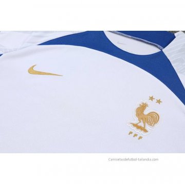 Camiseta de Entrenamiento Francia 2022-2023 Blanco