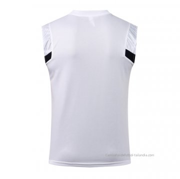 Camiseta de Entrenamiento Francia Sin Mangas 2021-2022 Blanco