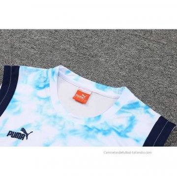 Camiseta de Entrenamiento Manchester City Sin Mangas 2022-2023 Blanco