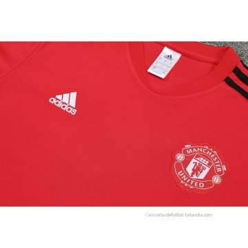 Camiseta de Entrenamiento Manchester United 2022-2023 Rojo