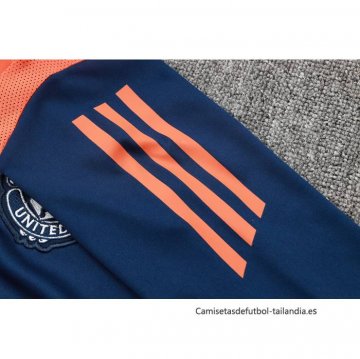 Camiseta de Entrenamiento Manchester United 2024-2025 Azul