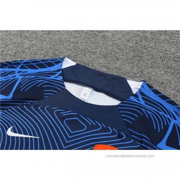 Camiseta de Entrenamiento Paises Bajos 2022-2023 Azul