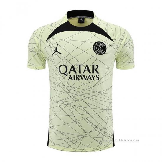 Camiseta de Entrenamiento Paris Saint-Germain Jordan 2023-2024 Amarillo - Haga un click en la imagen para cerrar